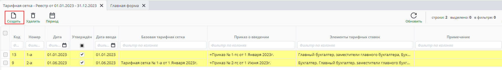 Рисунок 3 Создать