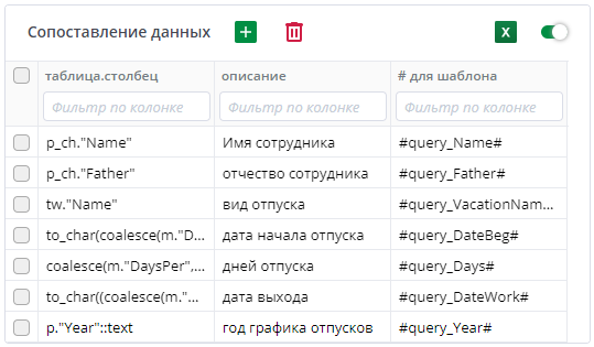 Таблица