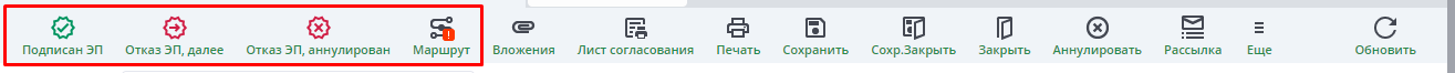 Рисунок Панель инструментов документа